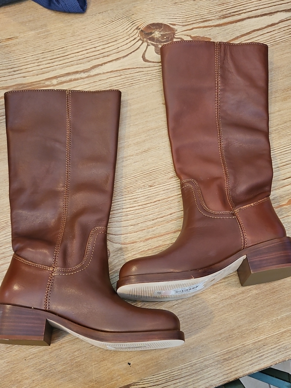Steve Madden Riggs Tall Leather Boots - Picture 6 of 13